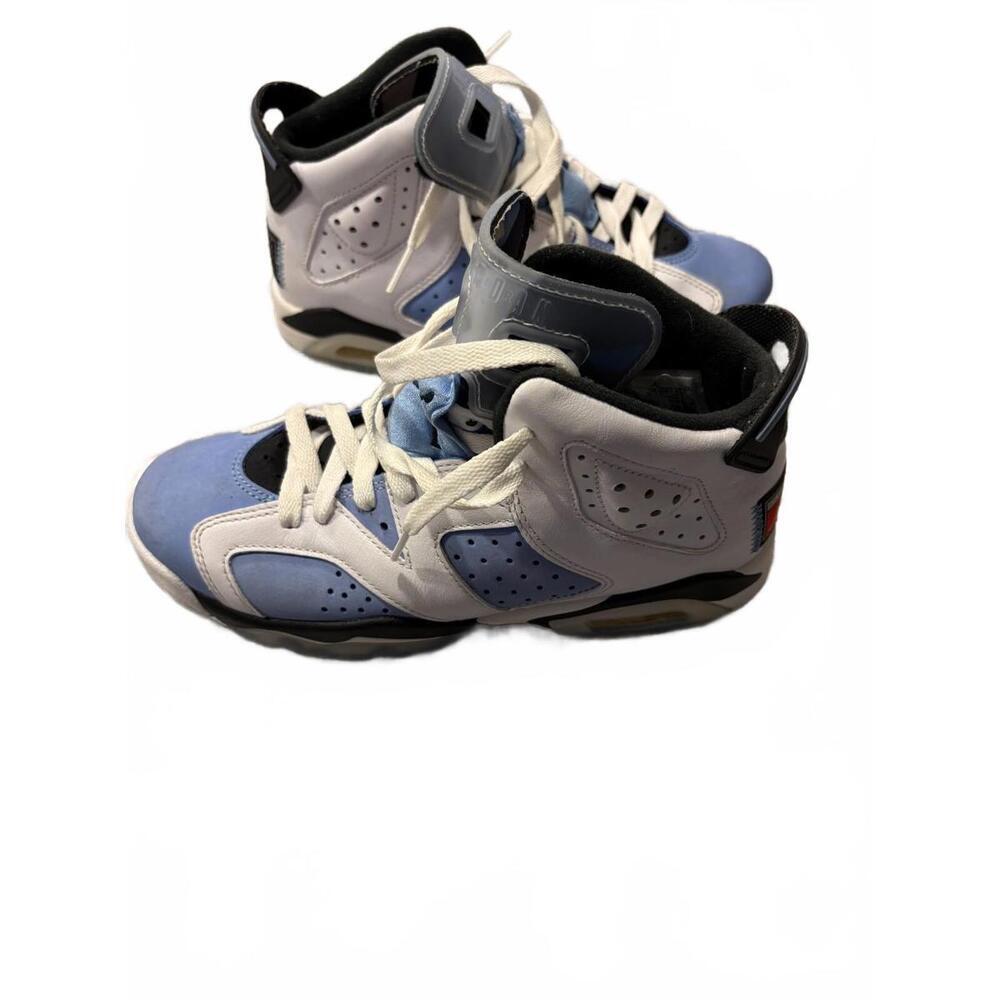 AIR JORDAN VI‎ YOUTH 5.5 WHITE/ BLUE